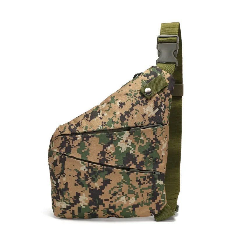 Tactical Camouflage Shoulder Bag for Men - Waterproof Nylon Messenger Bag