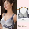 Plus Size Super Collection Push-Up Bras for Women - Soft Support Seamless Underwear, Full Coverage Lift-Up Wireless Soft Sleepwear