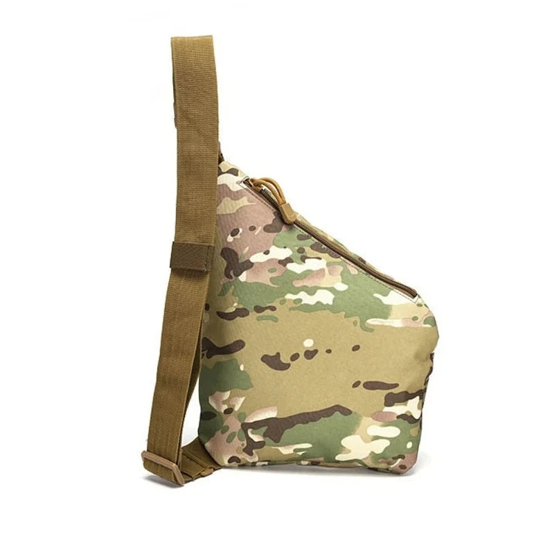 Tactical Camouflage Shoulder Bag for Men - Waterproof Nylon Messenger Bag