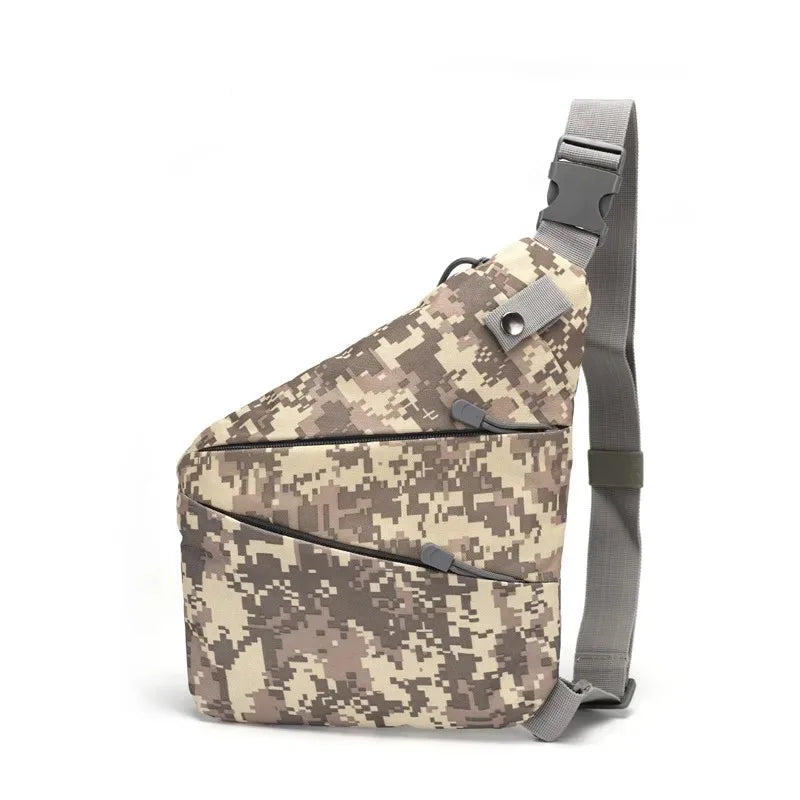 Tactical Camouflage Shoulder Bag for Men - Waterproof Nylon Messenger Bag
