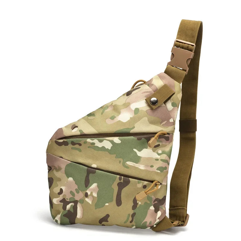 Tactical Camouflage Shoulder Bag for Men - Waterproof Nylon Messenger Bag