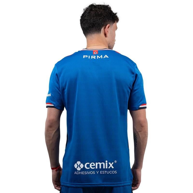 2526 Mexico League Cruz Azul Home Blue Away Gray Short Sleeve Top Soccer Jerseys LIGAMX Fan Edition